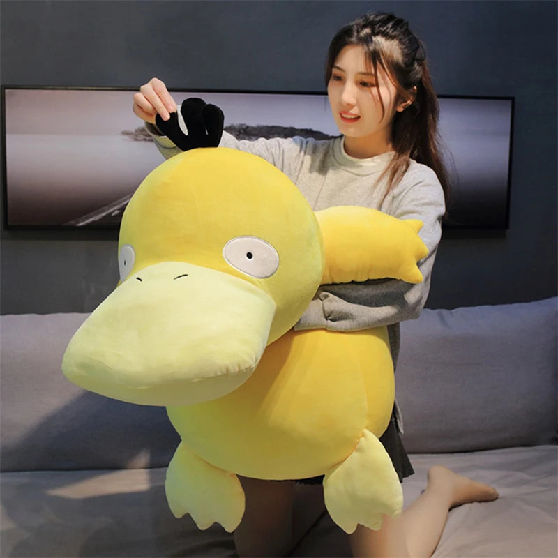 Kawaii Psyduck daze Yellow Duck Plush Pokemon Big Size Soft Pillow Home Decoration Sofa Doll toys for Children Girlfriend Gift