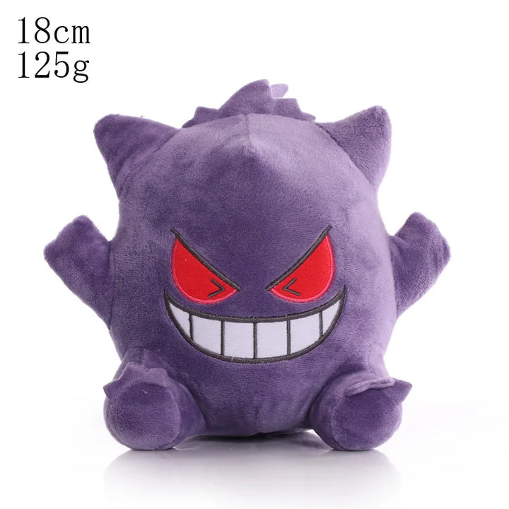 Gengar Stuffed Toys Cartoon&Cute Plush Dolls Throw Pillow Birthday  For Kids Friends Boys Home Decoration