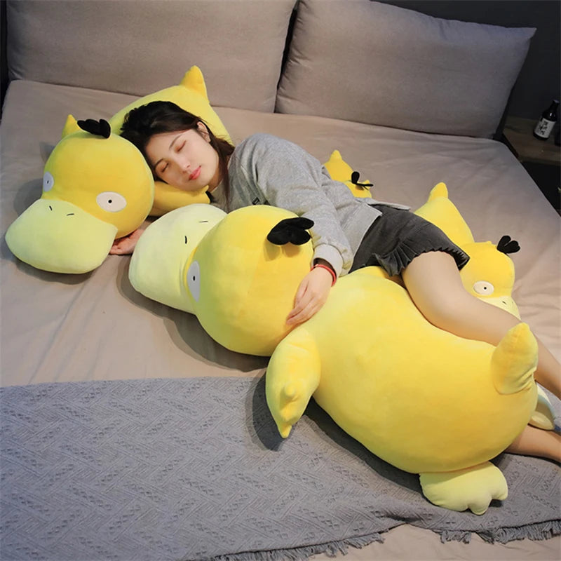 Kawaii Psyduck daze Yellow Duck Plush Pokemon Big Size Soft Pillow Home Decoration Sofa Doll toys for Children Girlfriend Gift