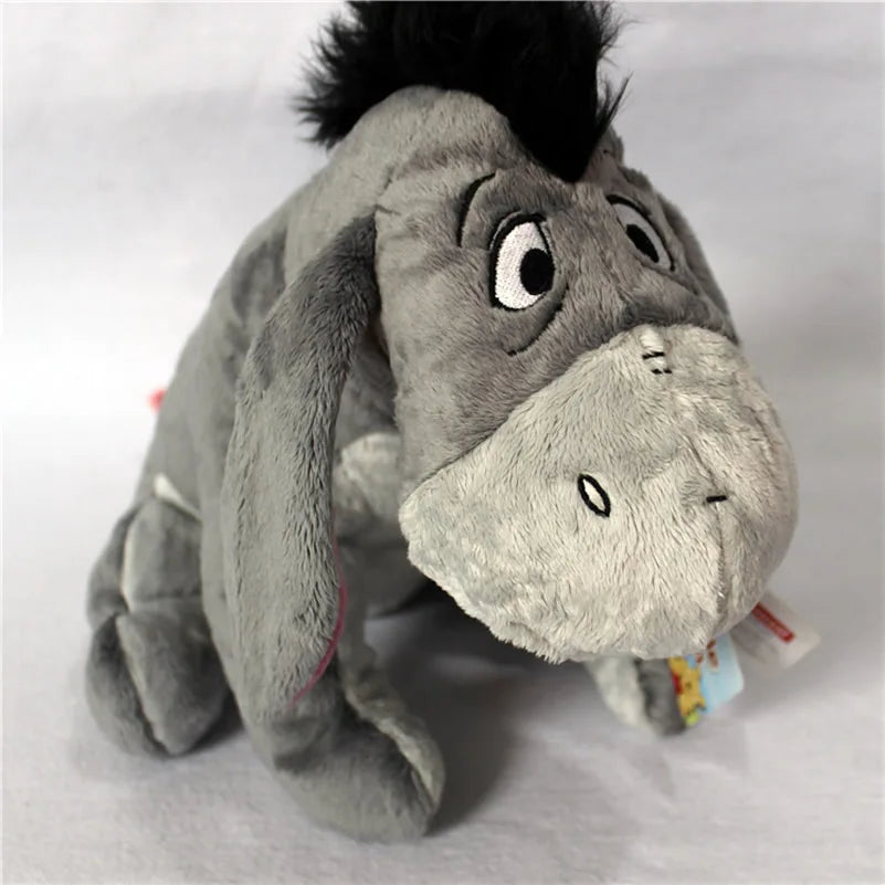 36cm Classic Retro Gray Eeyore Donkey Stuffe Animal Soft Plush Toy Doll For Birthday Children Gift