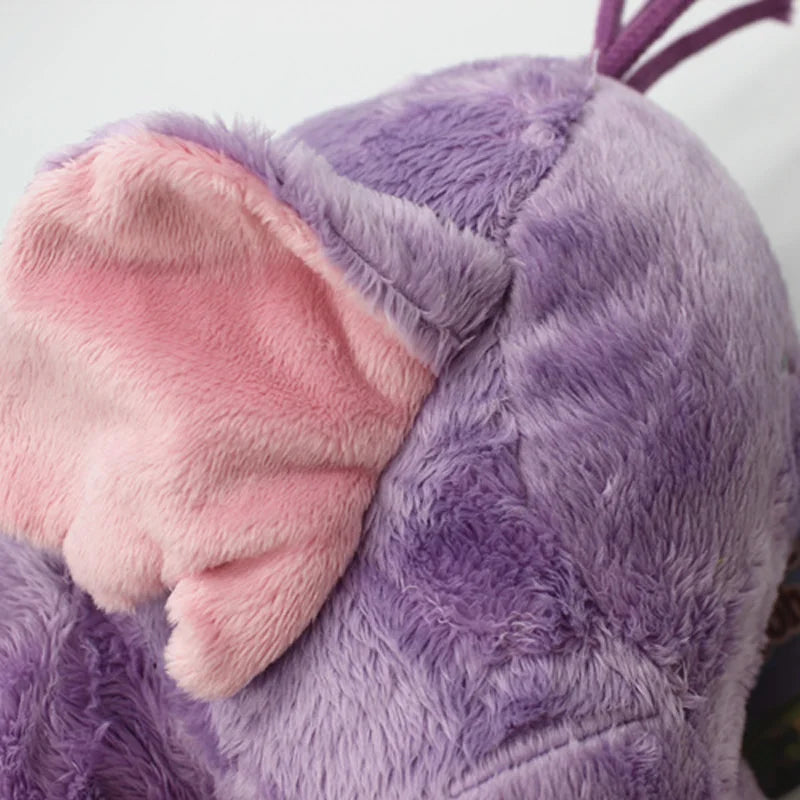 Sitting 35cm Pooh Bear Friends Lumpy Heffalump Doll Cute Stuffed Animals Purple Elephant Plush Toys For Birthday Gift