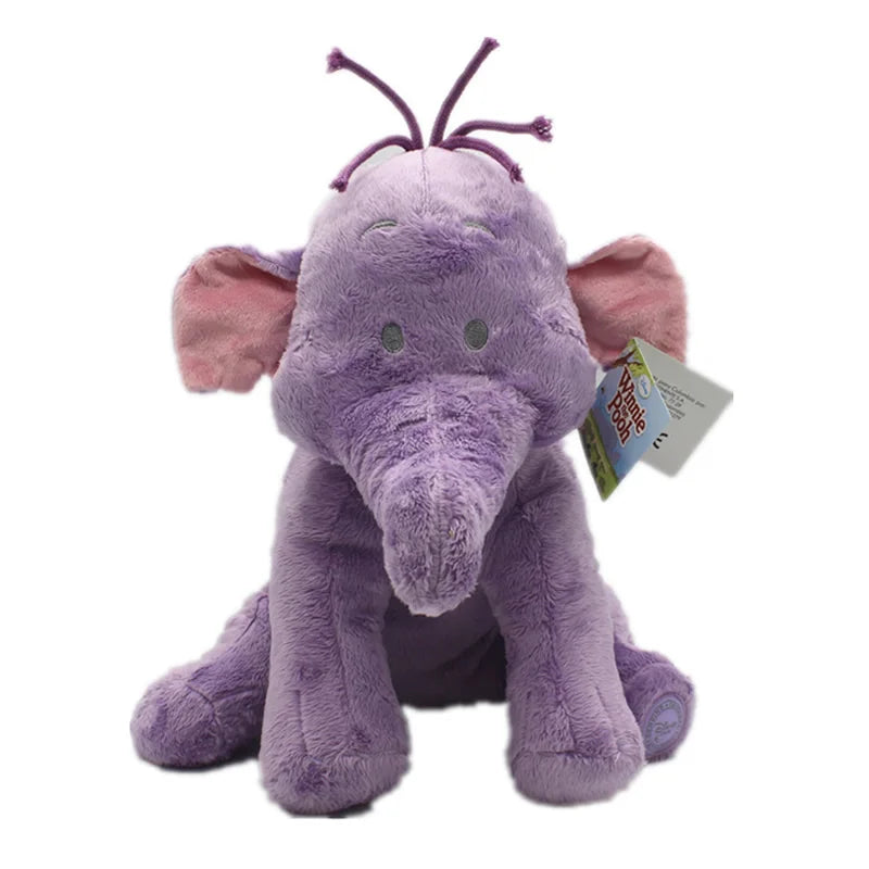 Sitting 35cm Pooh Bear Friends Lumpy Heffalump Doll Cute Stuffed Animals Purple Elephant Plush Toys For Birthday Gift