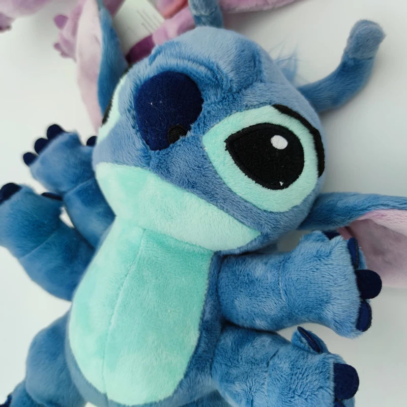 Disney 22cm Cartoon Lilo And Stitch Plush Toys Shape 4 Hands Stitch And Angel Stuffed Soft Doll For Gift
