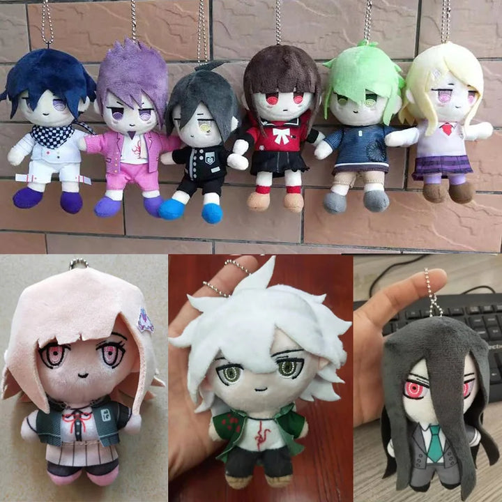 Danganronpa V3 Plush Toy Kokichi Oma Nanami ChiaKi Plushie Doll Shuichi Saihara Cartoon Soft Pendant Fans KeyChain Gifts