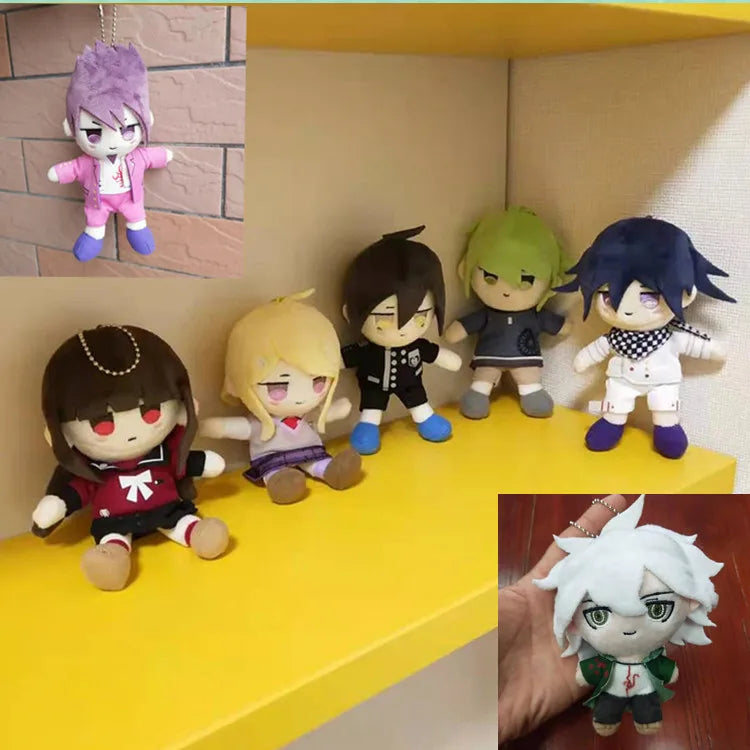 Danganronpa V3 Plush Toy Kokichi Oma Nanami ChiaKi Plushie Doll Shuichi Saihara Cartoon Soft Pendant Fans KeyChain Gifts