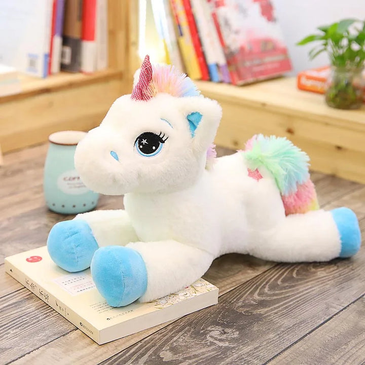 Kawaii  Rainbow Unicorn Plush Toys 40cm 60cm 80cm Unicorn Plushie Soft Stuffed Animal Doll Christmas Birthday Gift Home Decor