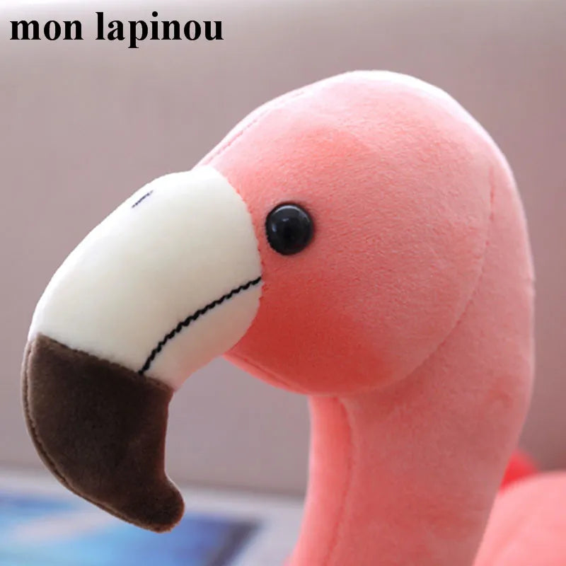 Cute Flamingo Plush Toys Soft Stuffed Bird Doll Pink Flamingo Plushie Kids Toys Birthday Gift Home Decor