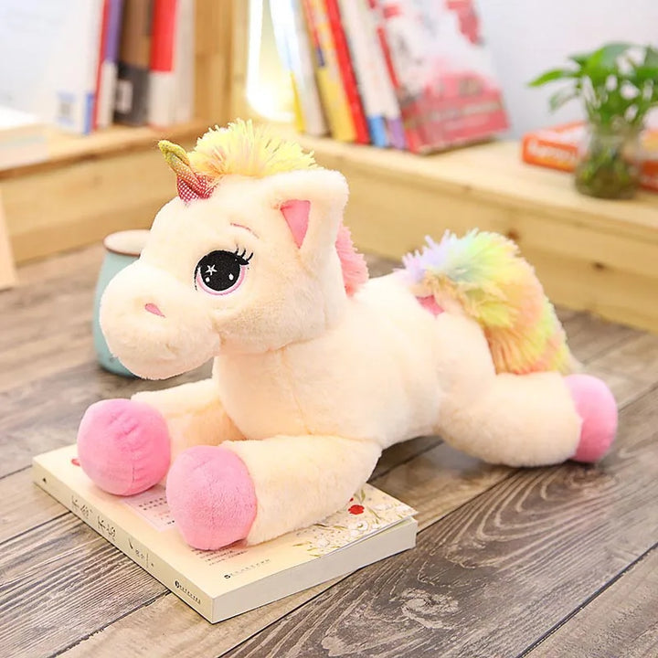 Kawaii  Rainbow Unicorn Plush Toys 40cm 60cm 80cm Unicorn Plushie Soft Stuffed Animal Doll Christmas Birthday Gift Home Decor