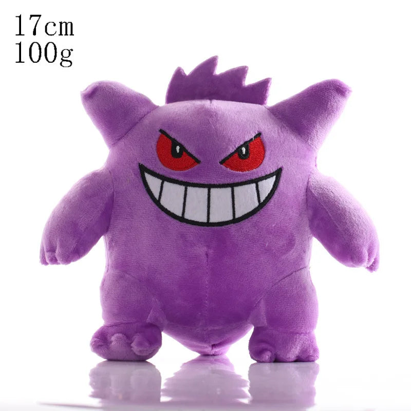 Gengar Stuffed Toys Cartoon&Cute Plush Dolls Throw Pillow Birthday  For Kids Friends Boys Home Decoration