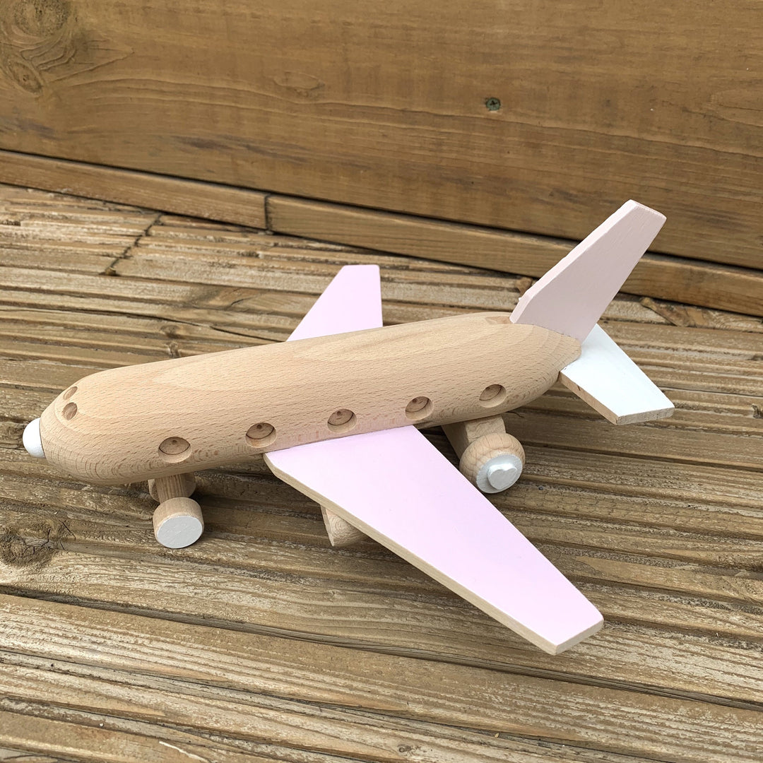 Handmade Wooden Airbus