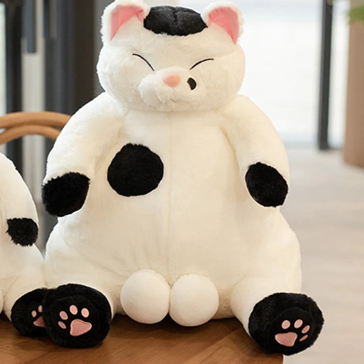 New Arrive 35cm Japanese Kawaii Soft Plush Cat Toys Stuffed Animal Dolls Kids Gift Lovely Fat Cats Pillow Home Decoration