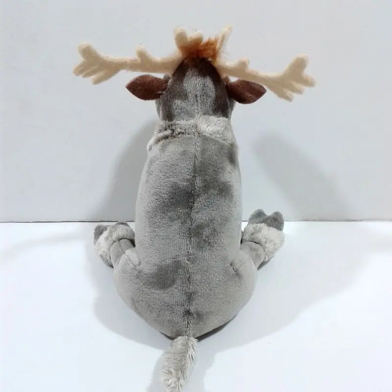 Disney Sitting 18cm Frozen Sven Stuffed Plush Toy Kawaii Christmas Reindeer Sven Soft Kids Dolls Gifts