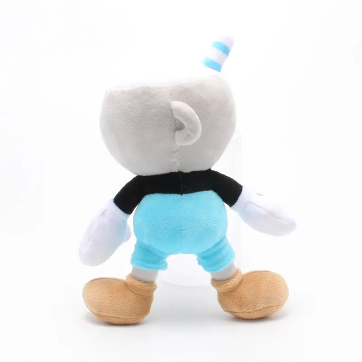 25cm Cuphead Plush Doll Toys Mugman Game Doll Toys Adventure Soft Stuffed Plush For Kids Birthday Gift