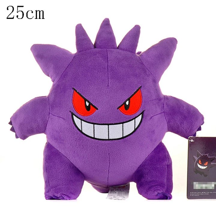 Gengar Stuffed Toys Cartoon&Cute Plush Dolls Throw Pillow Birthday  For Kids Friends Boys Home Decoration