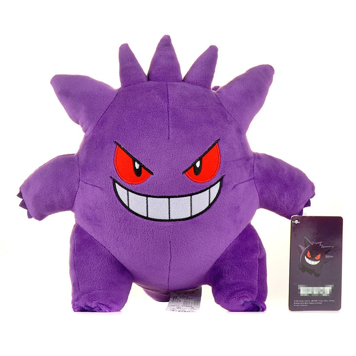 Gengar Stuffed Toys Cartoon&Cute Plush Dolls Throw Pillow Birthday  For Kids Friends Boys Home Decoration