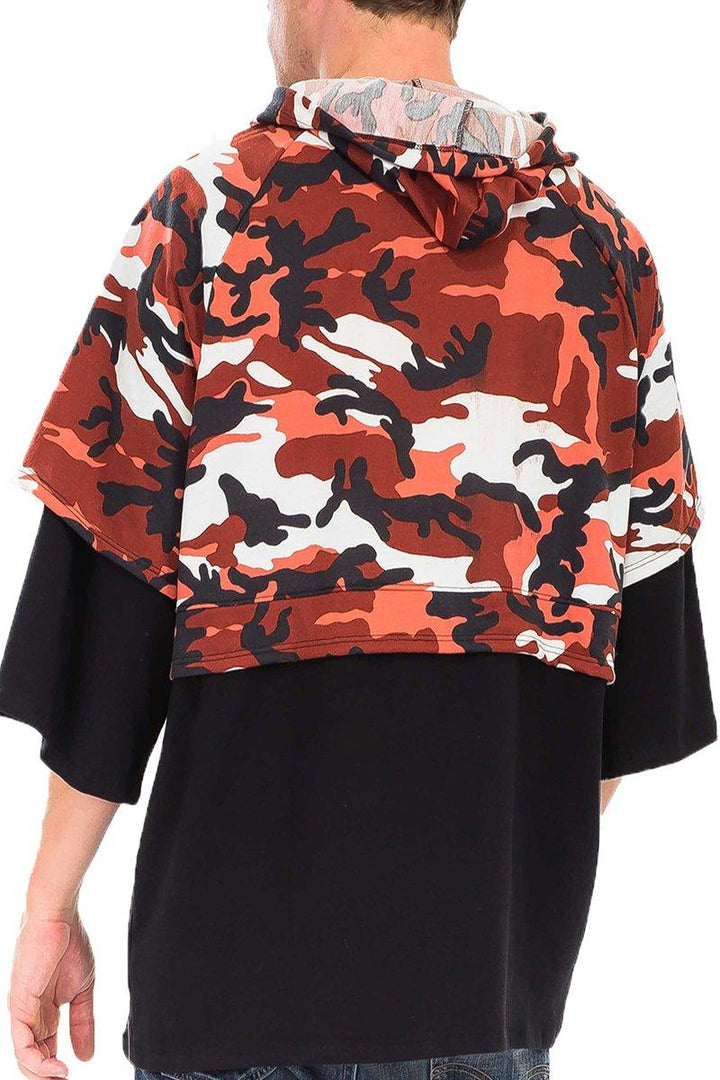 HALF CAMO FRENCH TERRY PULLOVER - Brand My Case