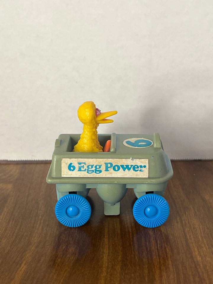 Sesame Street Soap Box Racer Big Bird in an "Egg Powered" Car - 1978