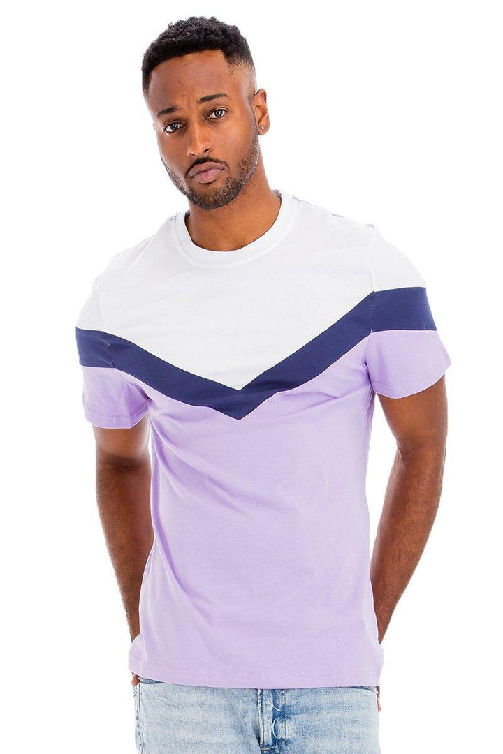 CHEVRON COLORBLOCK TSHIRT - Brand My Case