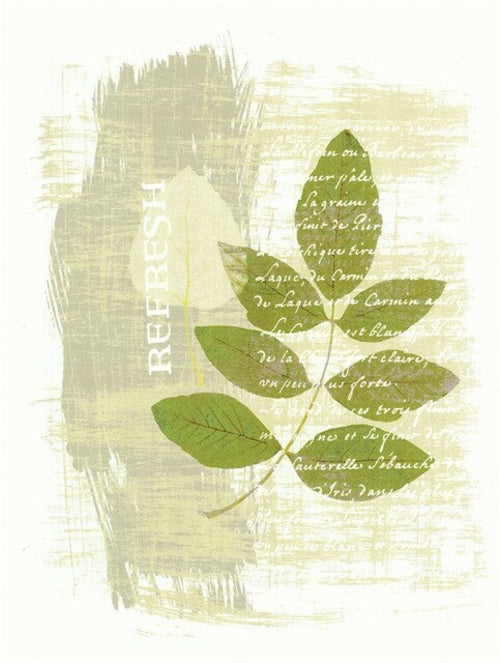 Leaves Plant Painting Nordic Canvas Poster Print