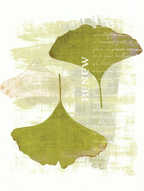 Leaves Plant Painting Nordic Canvas Poster Print