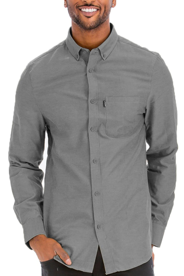 SIGNATURE LANGARMHEMD MIT BUTTON-DOWN-MUSTER