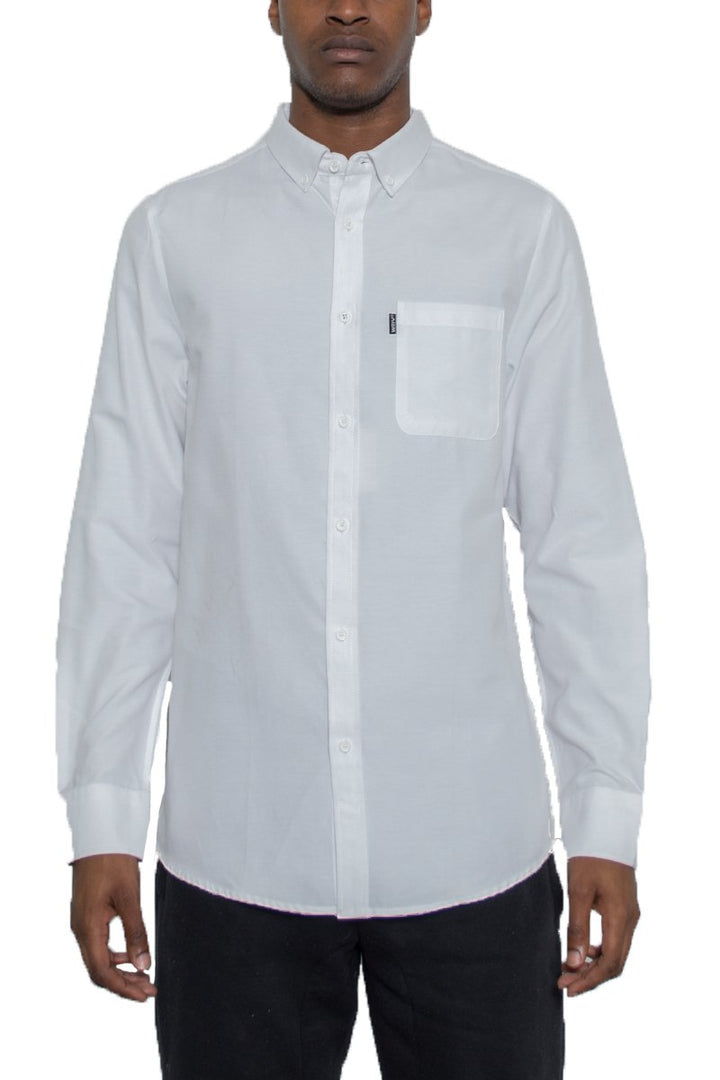 SIGNATURE LANGARMHEMD MIT BUTTON-DOWN-MUSTER