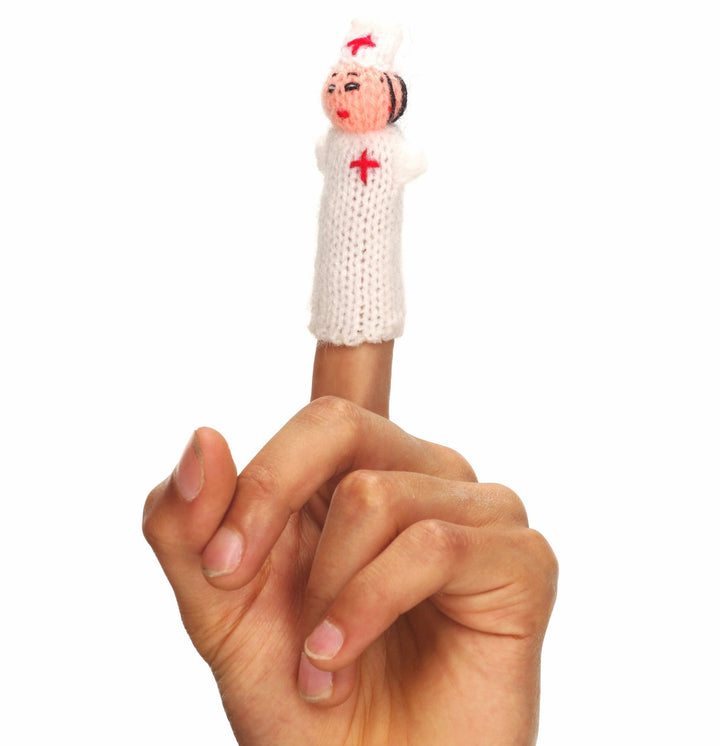 Hospital Orderly Finger Puppet