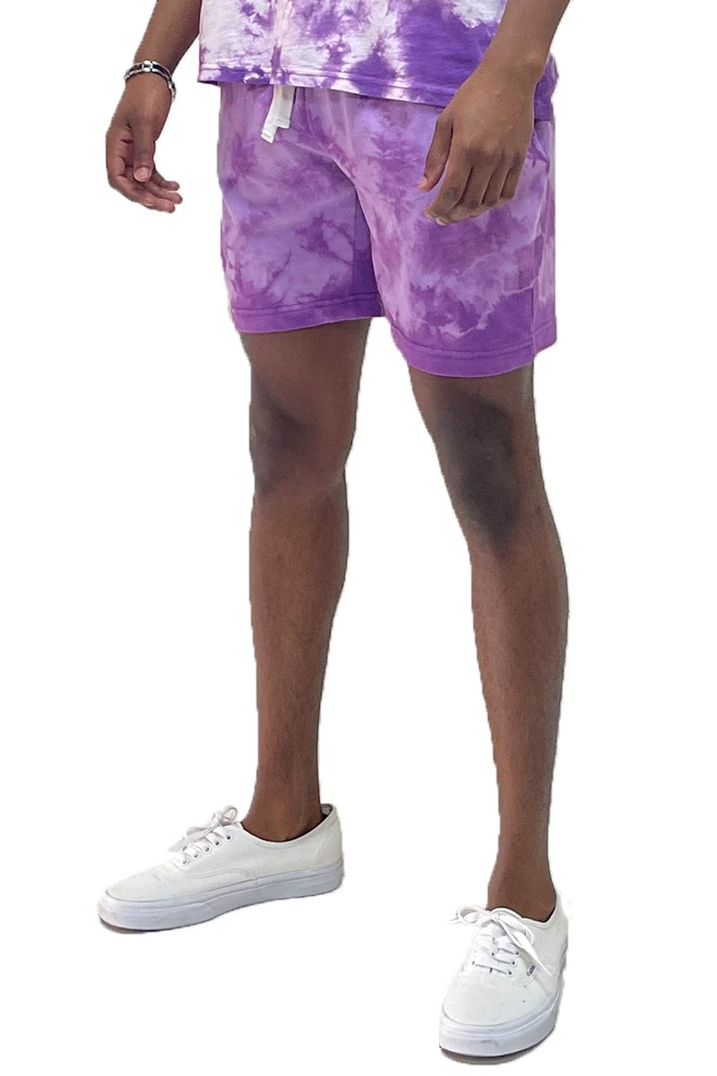 SWEATSHORTS MIT Batikmuster