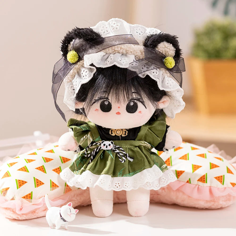 20cm Cute IDol Doll Plush Cotton Star Dolls With Clothes Kawaii Stuffed Baby Plushies Toys Fans Collection Children Gifts