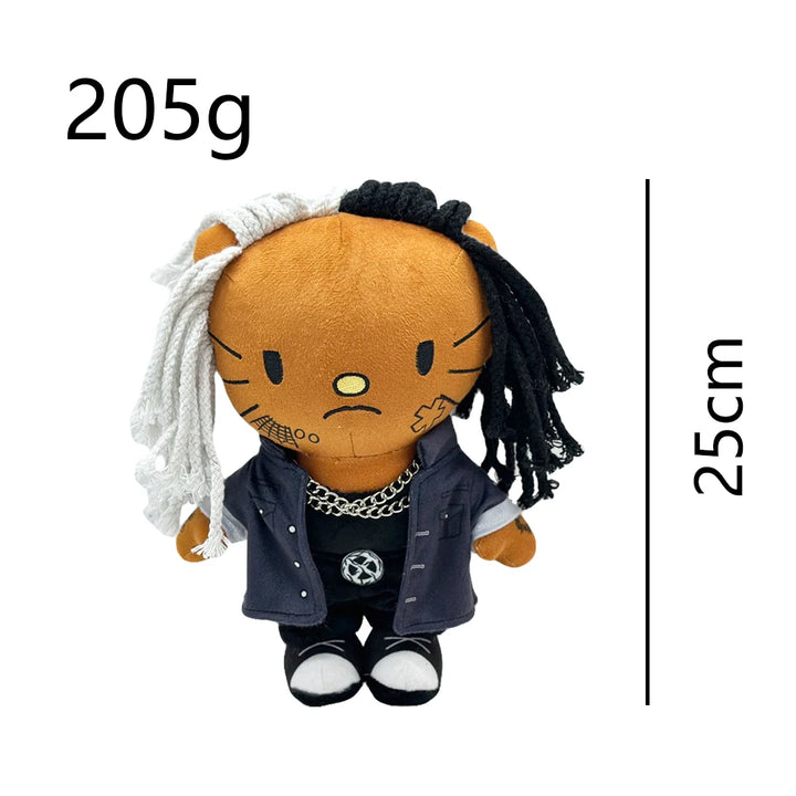 2025 New Hello Kitty Lil peep Kanye Tylerthecreator Plush Toy Doll with Clothes Stuffed Soft Plush Toys Fans Collect Gifts