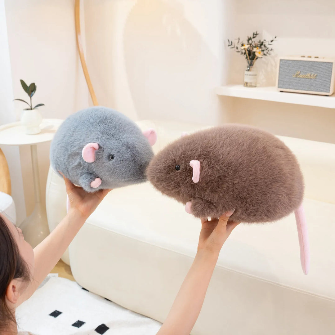 Cute Mouse Plush Toy 18/35cm Rat Plush Doll Grey Brown Soft Stuffed Animal Toy Kid Birthday Gift Xmas Gift
