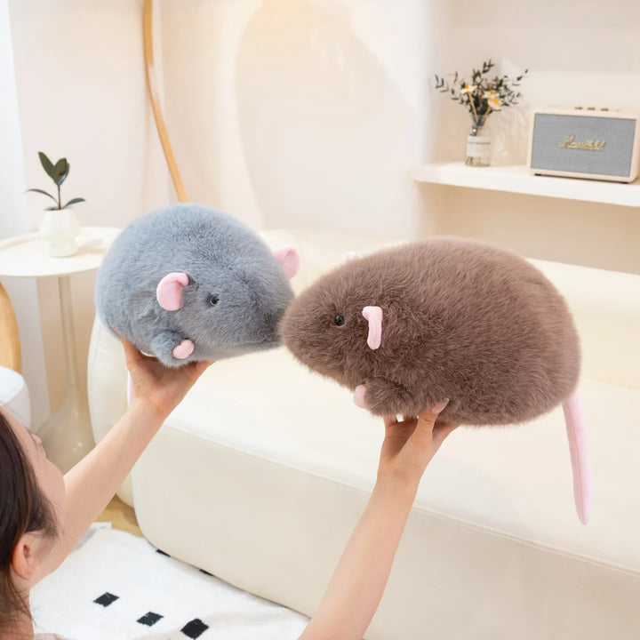 Cute Mouse Plush Toy 18/35cm Rat Plush Doll Grey Brown Soft Stuffed Animal Toy Kid Birthday Gift Xmas Gift
