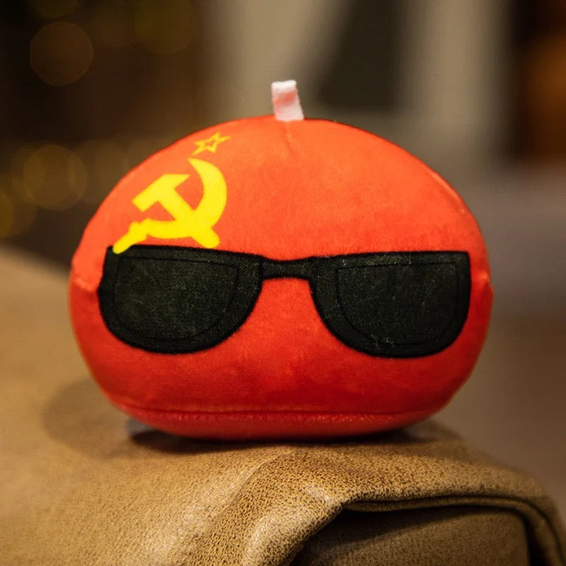 10cm Country Ball Plush Toys 70 styles Polandball Pendant Country Balls Countryball Stuffed Doll Halloween Decor Gifts for Kids