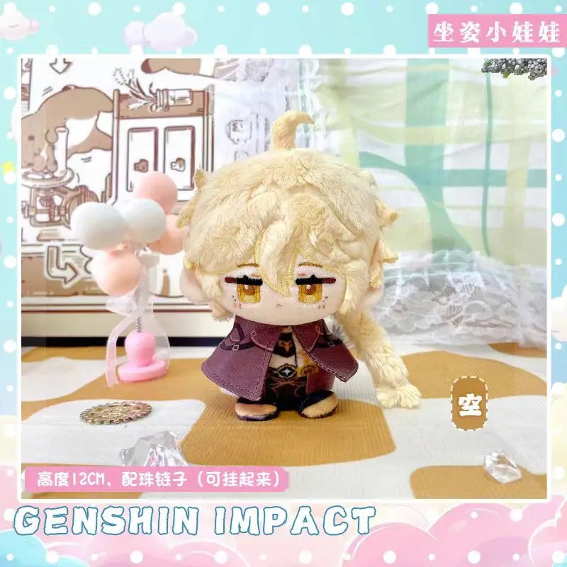 Genshin Impact Plush Toys Gaming Al Haitham Cyno Xiao Baizhu Cartoon Figure Pendant Anime Stuffed Doll Gift For Kids