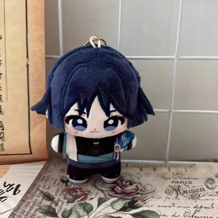Genshin Impact Plush Shikanoin Heizou Keqing Diluc Klee Anime Stuffed Doll Starfish Body Cartoon Figure Pendant Toys