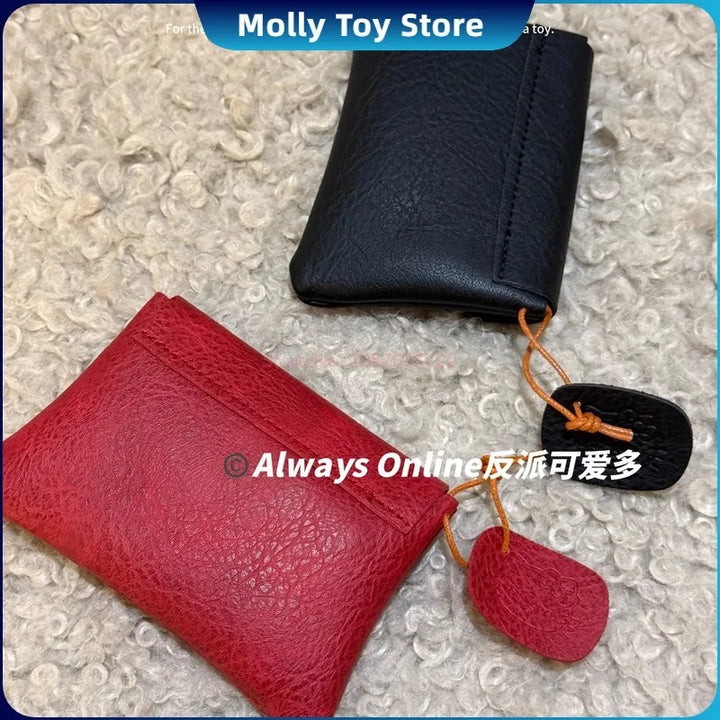 Sanrio Hello Kitty Classic Coin Purse Cortex Short Wallet Retro Storage Bag Anime Peripheral Id Set Storage Bag Student Wallet