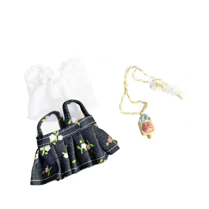 17cm Labubu I II Idol Dolls Outfit Clothing Accessories For Korea Kpop Exo DIY Gift  Sitting Party Cute Mini Plush Doll'S Clothe