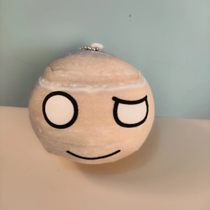 10cm Planet Plush Toy Collection Earth Moon Sun Mars Venus Jupiter Saturn Uranus Neptunr Dolls Cognitive Stuffed Toy Polandball