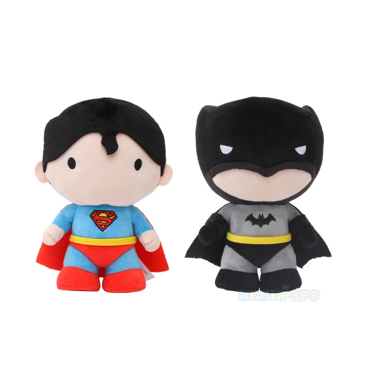 DC Comics Superman Batman 20cm Plush Toys Soft Stuffed Movie Dolls Christmas Holiday Gifts for Kids