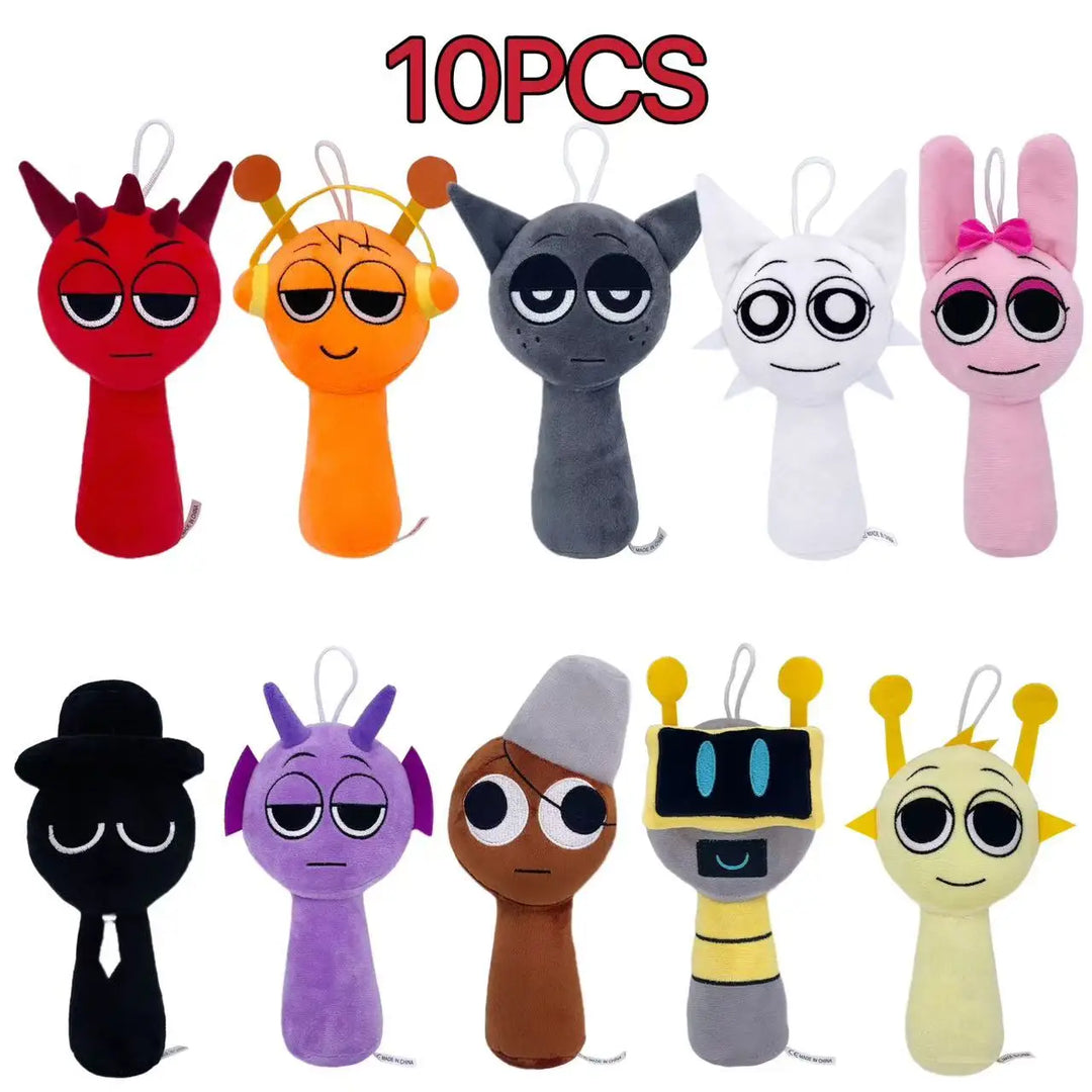 Sprunki Plush Toys Sprunki Plushie Doll Singers Oren Wenda Game Cartoon Stuffed Pillow Kids Birthday Christmas Gifts