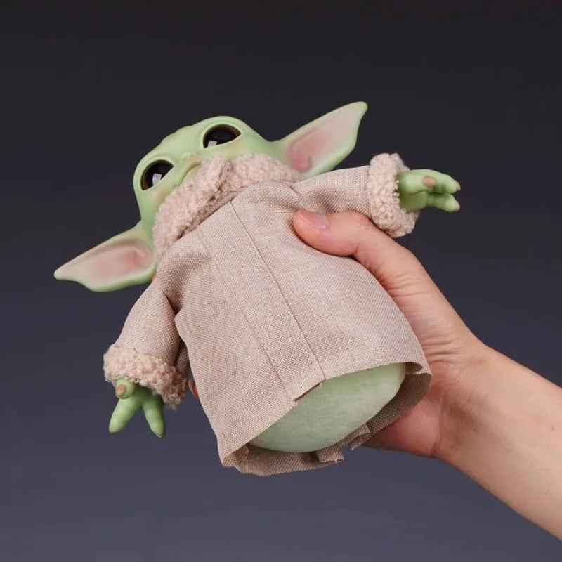 Cute Cartoon Baby Yoda Plush Toy Backpack Pendant Decoration Soft Children's Toys Home Decoration Boys and Girls Christmas Gifts