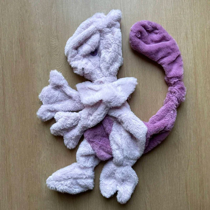 Pokemon Mewtwo Mew Plush Toys Shell Pokémon Anime Plushie Unfilled Huge 32-80cm Kawaii Semi-finished Leather Holster Gifts Kids