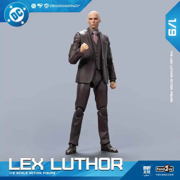 New 2025 Lex Luthor Action Figure Superman David Corenswet 1/9 Original Fondjoy Superman Figure PVC Joint Movable Toy Boy Gift