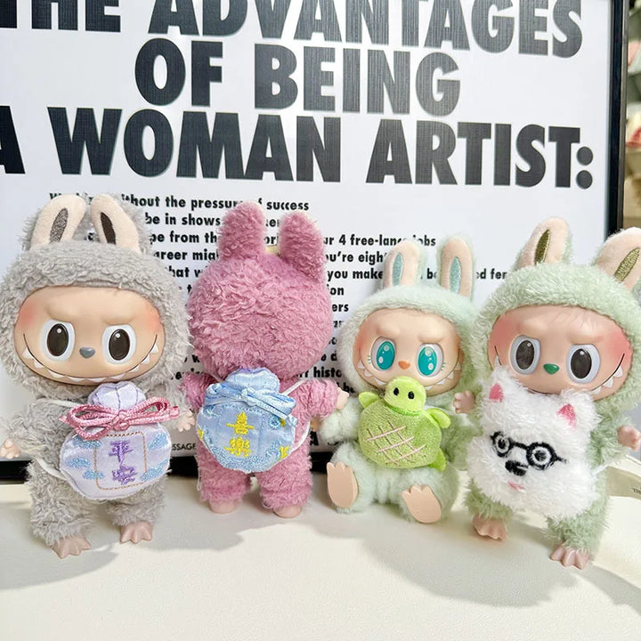 Turtle Lucky Bag Backpack Cute Mini Plush Doll'S Accessories For Korea Kpop Exo Labubu I II Idol Dolls Sitting Party Clothing