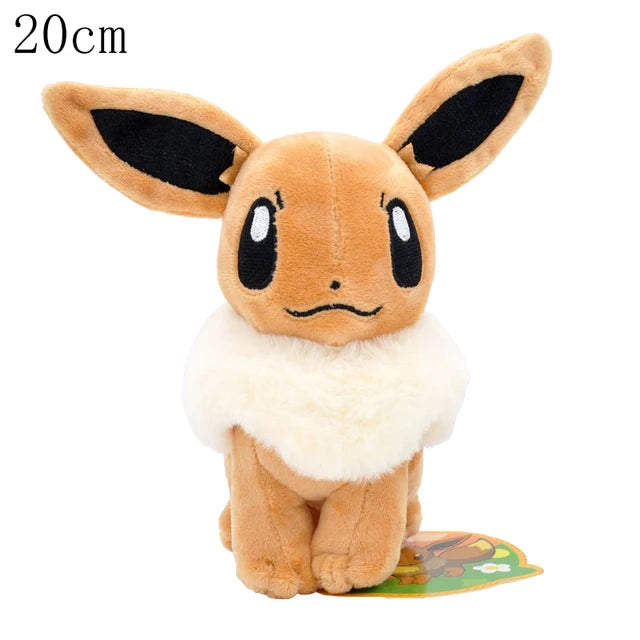 New Pokemon Plush Toys Shine Eevee Umbreon Espeon Jolteon Flareon Vaporeon Glaceon Kawaii Pikachu Peluche Anime Dolls Kids Gift