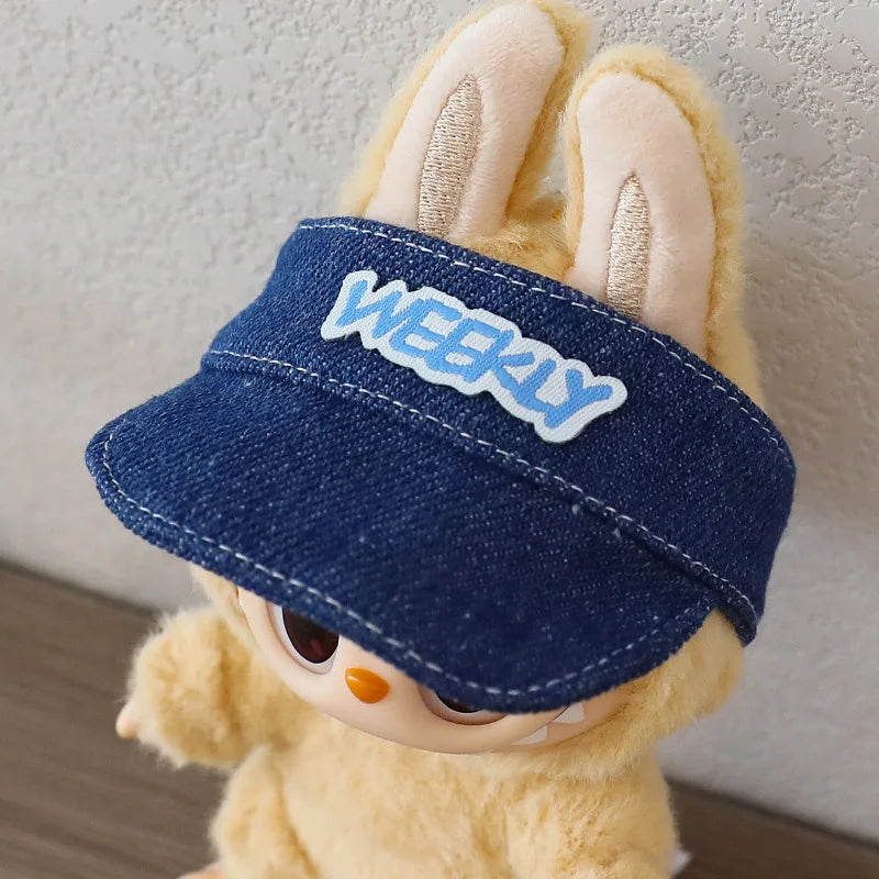 Labubu Doll Hat 15/17cm Plush Doll'S Accessories Sitting Party Labubu I II Idol Dolls Hat