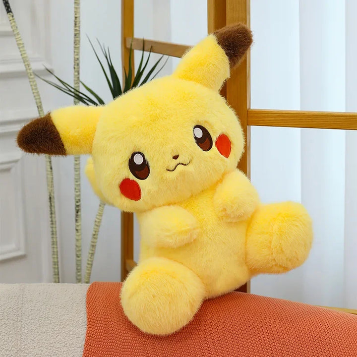 35/60cm Pikachu Pokemon Plush Toys Anime Doll Cartoon Large Pokémon Pikachued Plushie Kawaii Stuffed Gift for Kids Birthday Xmas