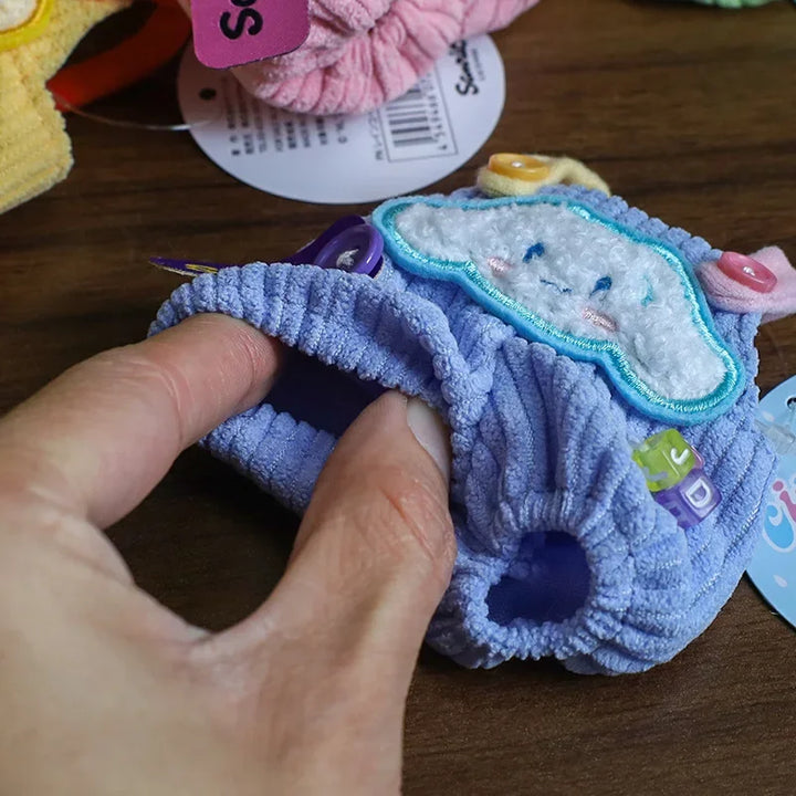 Labubu Doll Clothes Cute Overalls Sanrio Kuromi Cinnamoroll Clothes Cotton Doll Clothes Suitable for 17cm Dolls Children Gifts