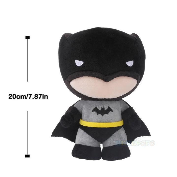 DC Comics Superman Batman 20cm Plush Toys Soft Stuffed Movie Dolls Christmas Holiday Gifts for Kids
