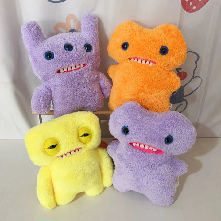 22cm Big Teeth Funny Ugly Monster Plush Doll  Cute Tooth Monster Doll Trendy Play Doll Collect Gift